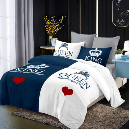 Bavlněné povlečení 7-dílná sada K&Q kK546