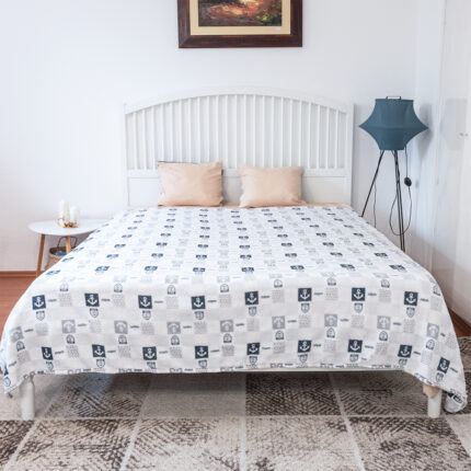Plyšová deka s námořnickým vzorem HOME-111