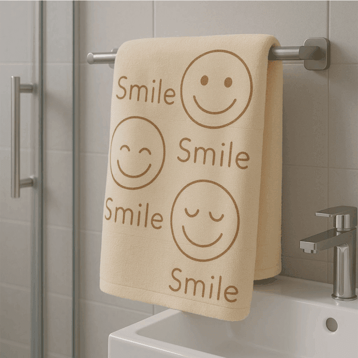 4 Dětská osuška Smile - 70x140 cm D62444 - Obrázek 1
