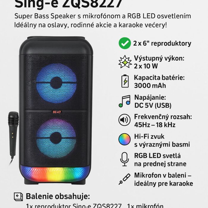 MULTI-MÉDIA REPRODUKTOR Sing-e ZQS4262 Z56312 - Obrázek 2