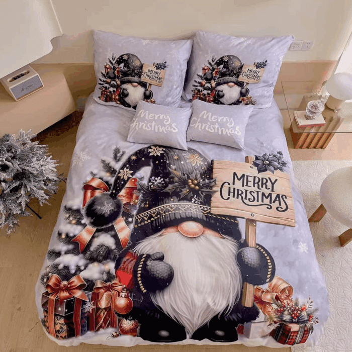 11 Bavlněné povlečení vánoční santa claus 7-dílná sada C80031 - Obrázek 1